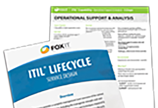 ITIL Service Design Flier